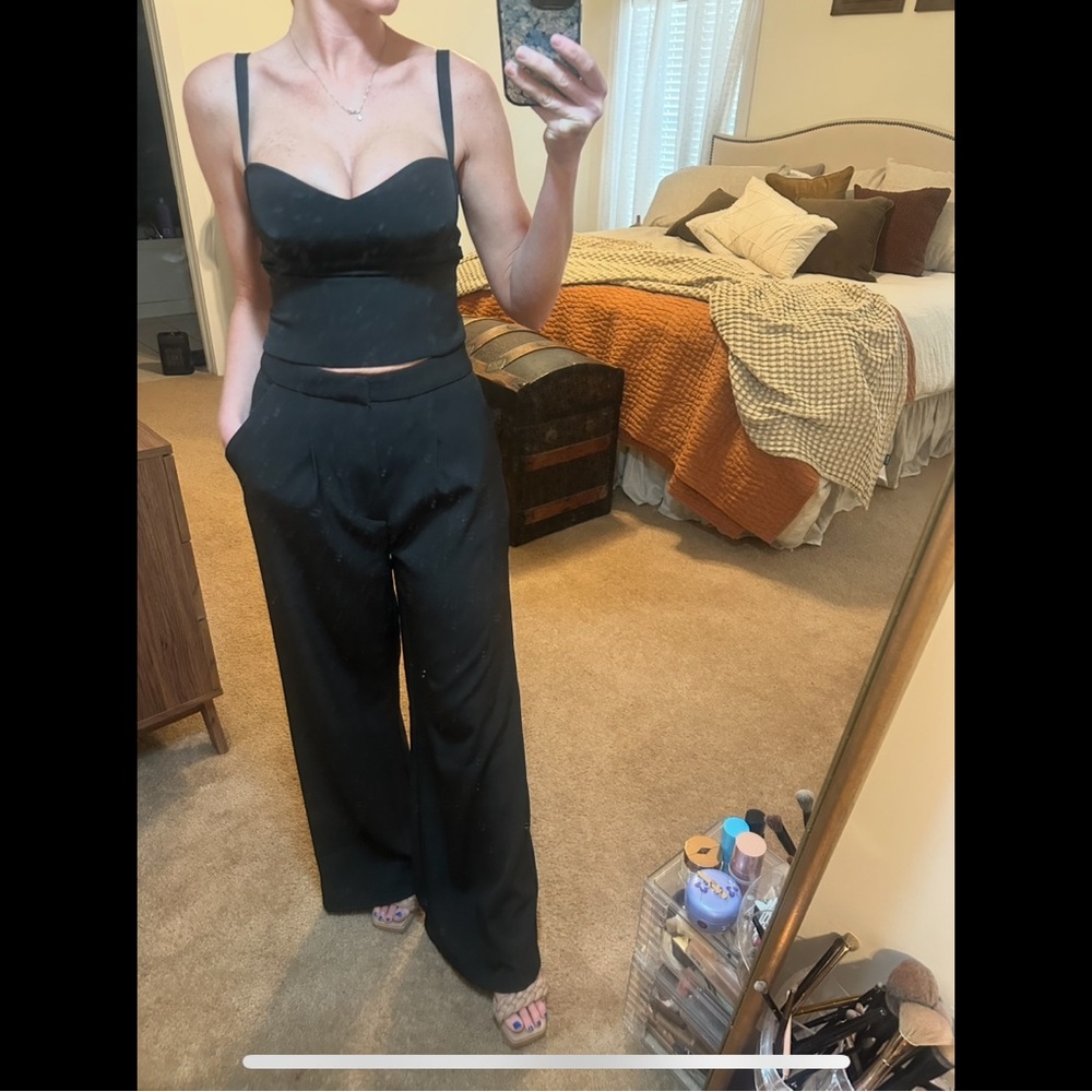 Women's Black Pants set
